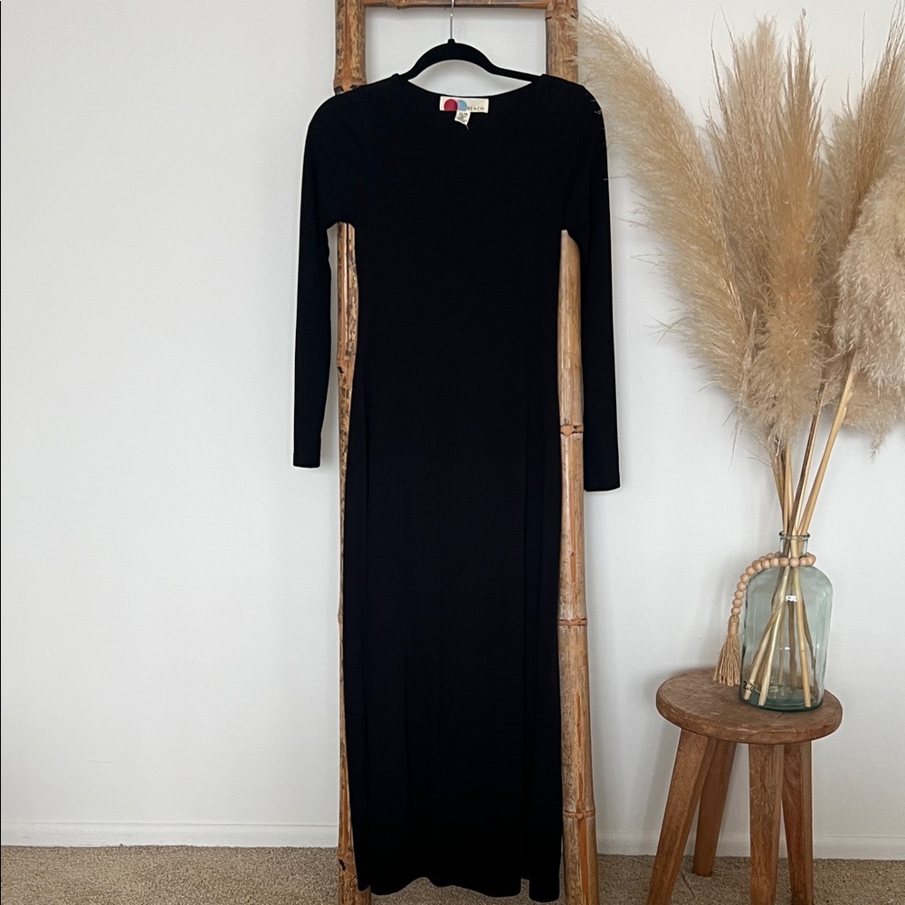 Free People Black Long Sleeve Dress